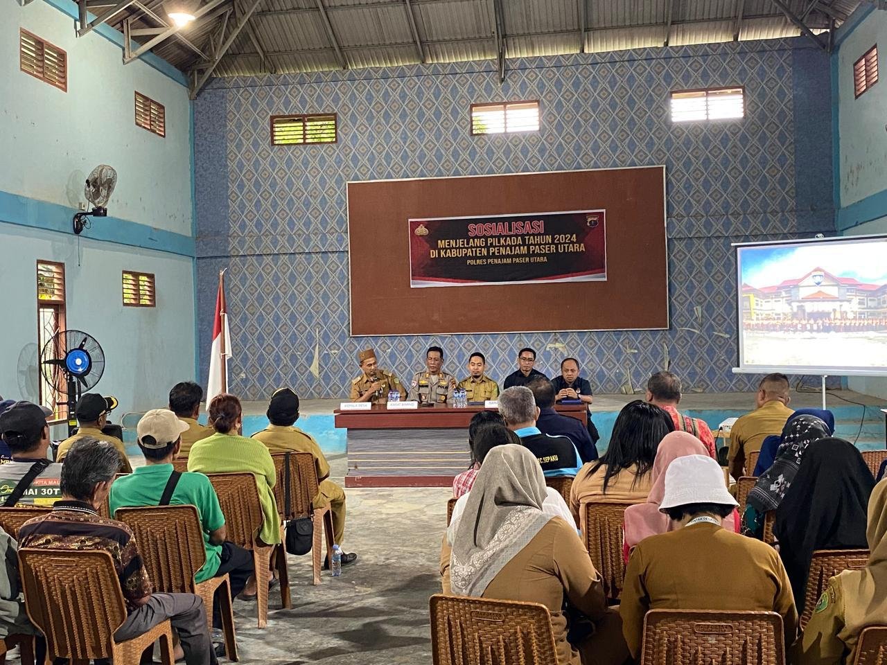 Sat Binmas Polres PPU Melaksanakan Sosialisasi Kamtibmas Jelang Pilkada Serentak 2024