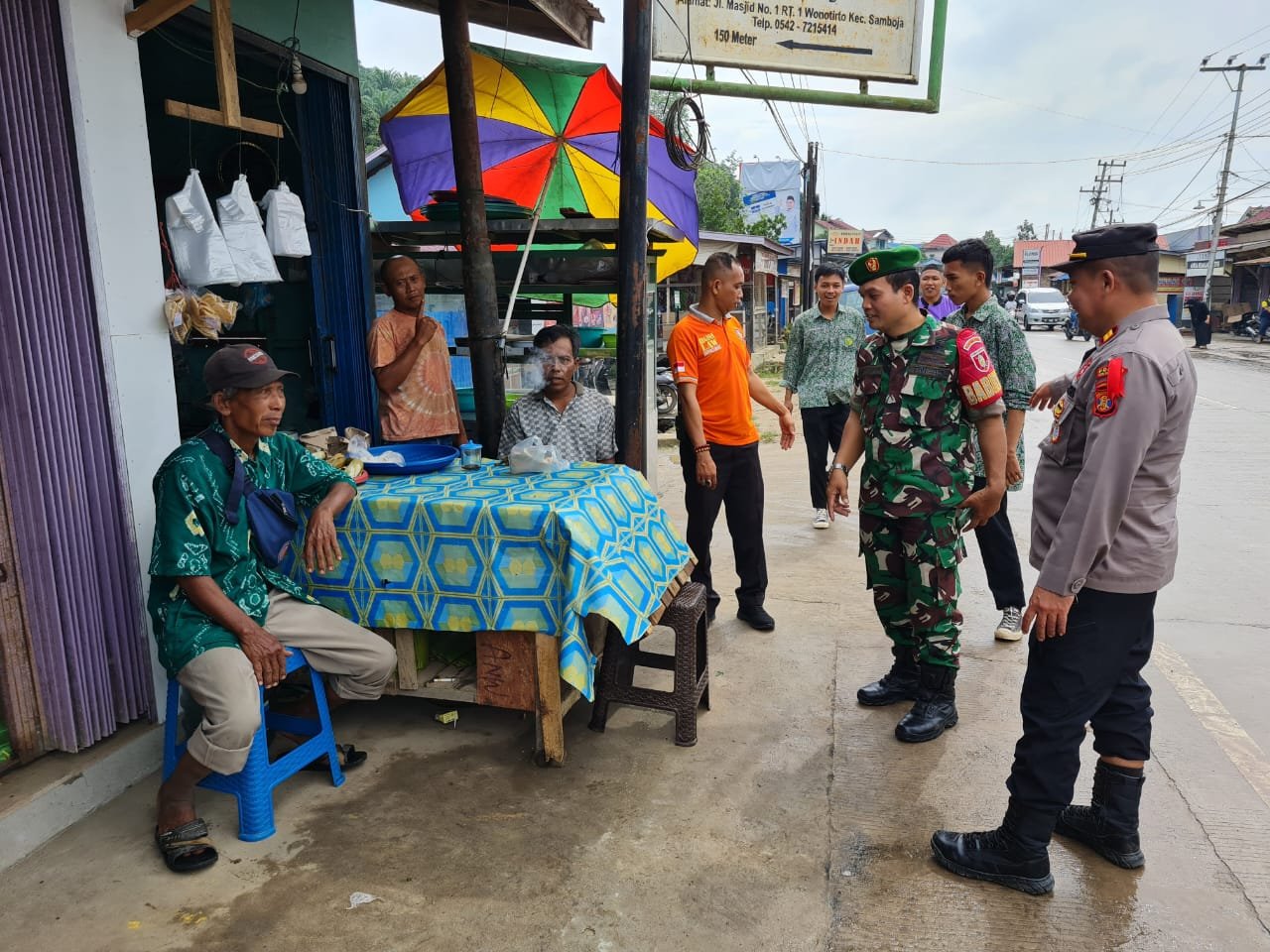 WhatsApp Image 2024 07 26 at 08.48.11 Jelang Pilkada 2024, Polsek Samboja Gencar Lakukan Patroli Dialogis PROKALTIM