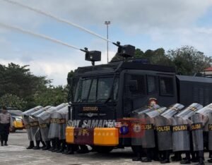 WhatsApp Image 2024 07 26 at 08.51.14 Jelang Pilkada Serentak Sat Samapta Tingkatkan kemampuan latihan Dalmas PROKALTIM