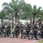 Polres Penajam Paser Utara Gelar Latihan Dalmas Menyambut Pilkada 2024