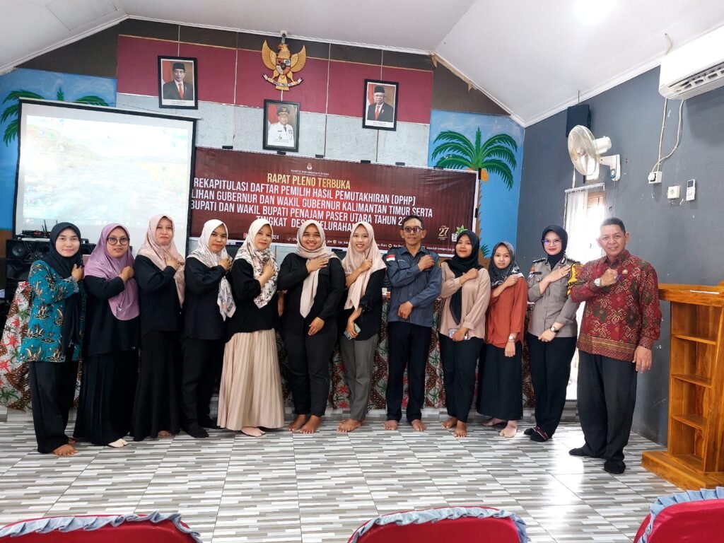 WhatsApp Image 2024 08 04 at 21.02.55 Kawal Rapat Pleno Terbuka Rekapitulasi DPHP di Desa Karang Jinawi, Kecamatan Sepaku, Kabupaten PPU PROKALTIM