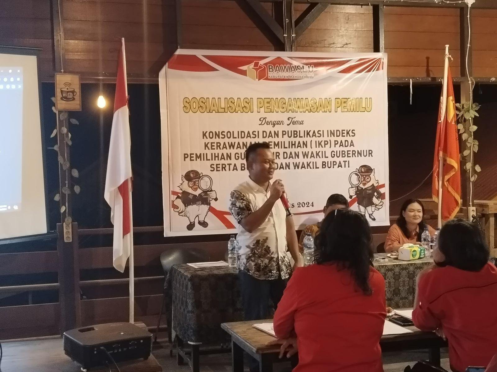 Pengamanan Konsolidasi Data Indeks Kerawanan Pemilihan (IKP) Bawaslu Kabupaten Mahakam Ulu Berlangsung Lancar