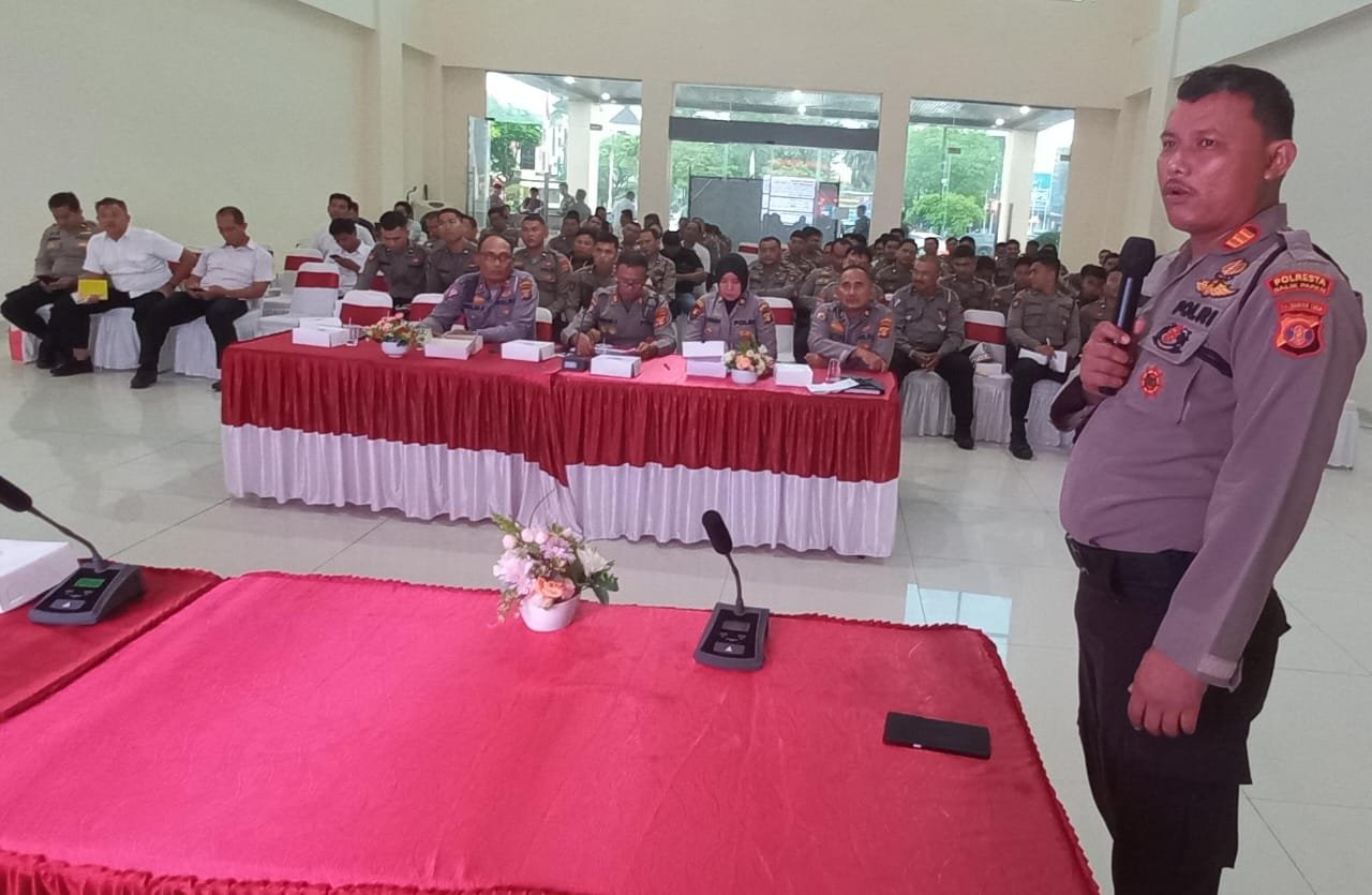 Polresta Balikpapan Gelar Para OPS Mantap Praja 2024 , Di buka Oleh Waka Polresta Balikpapan dan di hadiri Ratusan peserta