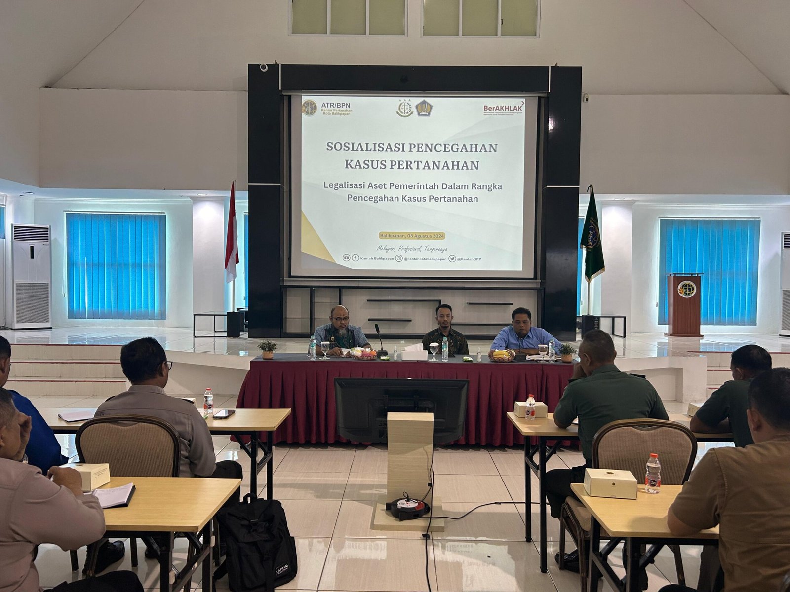 Sosialisasi Pencegahan Kasus Pertanahan Legalisasi Aset Pemerintah Dalam Rangka Pencegahan Kasus Pertanahan