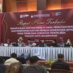 KPU Balikpapan Gelar Rapat Pleno Terbuka, Ditetapkan DPS Tingkat Kota Balikpapan