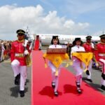 Duplikat Bendera Merah Putih dan Teks Proklamasi Tiba di Balikpapan, Kirab Berlanjut ke IKN