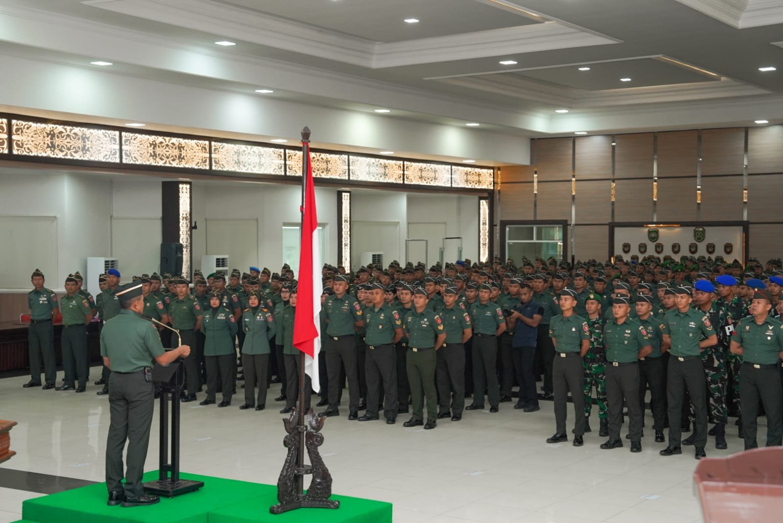 Pengarahan Pangdam VI/Mlw kepada Seluruh Prajurit dan PNS Kodam VI/Mlw