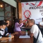 Antusias Masyarakat yang Hadir, KAI DPD Kaltim Buka Konsultasi Hukum Gratis