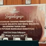 KPU Balikpapan Sosialisasikan Surat Dinas dari KPU RI, Pasca Putusan MK