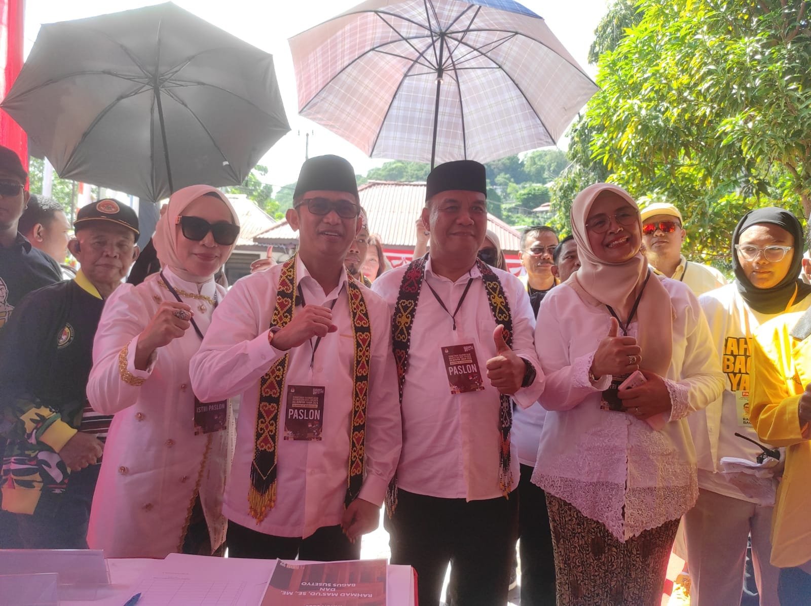 H Rahmad Mas’ud dan Bagus Susetyo yang Pertama Mendaftar Pilkada 2024