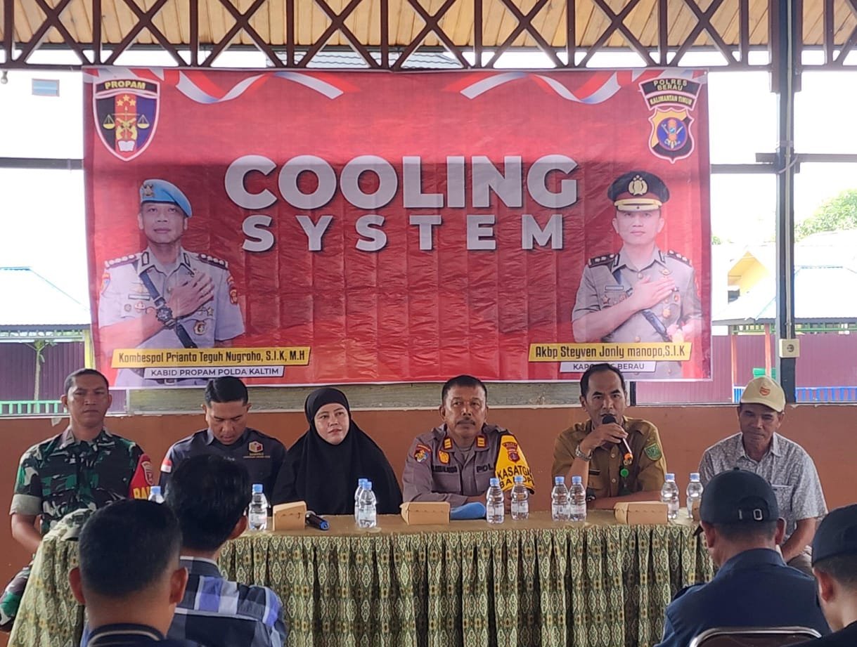 Polres Berau Laksanakan Cooling System Jelang Pilkada 2024 di Kelurahan Gunung Panjang