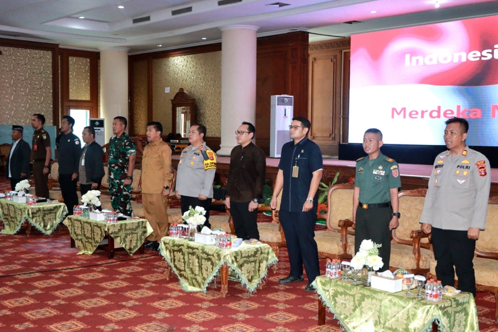 Kapolres Kukar Hadiri Rapat Koordinasi Lintas Sektoral Sukseskan Pilkada Serentak 2024