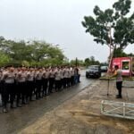 Polres Kutai Barat Gelar Pengamanan Pendaftaran Bakal Calon Bupati dan Wakil Bupati 2024