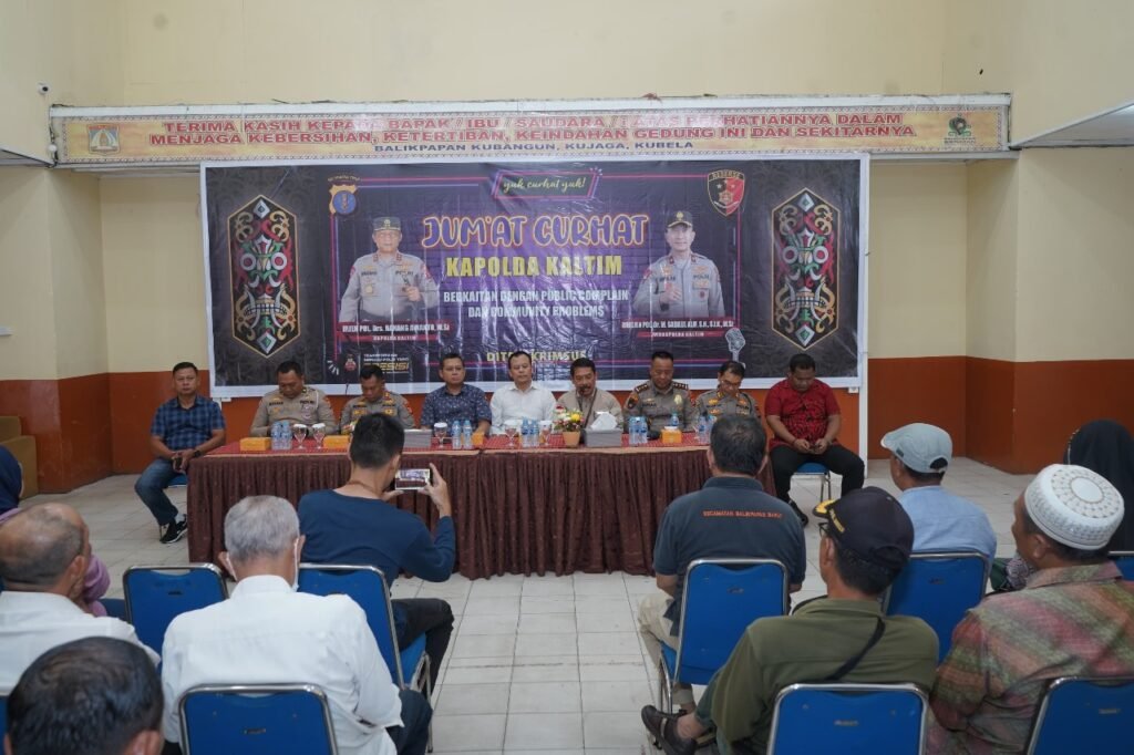 WhatsApp Image 2024 09 06 at 21.52.58 Bahas Keluhan Publik, Polda Kaltim Gelar Jumat Curhat di Balikpapan Barat PROKALTIM