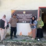 Polsek Sangasanga Gelar Patroli Pengamanan di Posko Panwaslu dan Sekretariat PPK