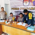 Patroli Bersama Satgas Humas OMP Manutung Polresta Balikpapan bersama Unit K9 Sampat Polda Kaltim di Kantor KPUD Kota Balikpapan