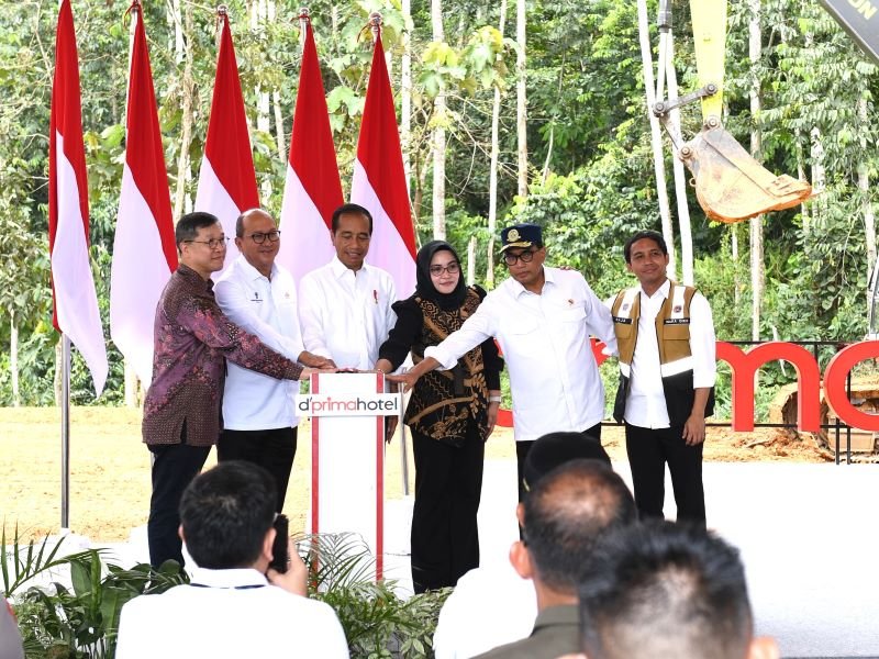 Presiden Jokowi Resmikan Groundbreaking D’Prima Hotel Nusantara di IKN