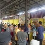 Polres Bontang laksanakan pengamanan Kampanye Tatap Muka Paslon Walikota di Pasar Telihan