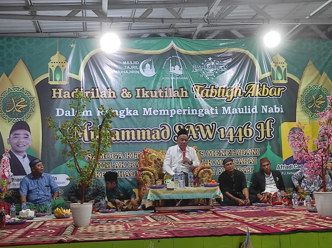 Masjid Tajril Muhajirin Manggar Gelar Maulid Nabi Muhammad SAW