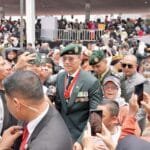 Bersama Presiden Jokowi dan Menteri Kabinet Indonesia Maju, Menteri AHY Hadiri Upacara Peringatan HUT TNI Ke-79 di Monas