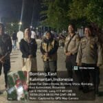 Padal regu 3 Iptu Edy Mujianto Pimpin Pengamanan Kampanye Paslon Walikota Bontang