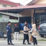 Regu 3 Polres Bontang amankan Kampanye Tatap Muka salah satu Paslon Walikota Bontang dan Wakil di Bontang Selatan