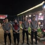 Regu 3 Polres Bontang Monitoring dan Pengamanan Kampanye Pemilu di Bontang