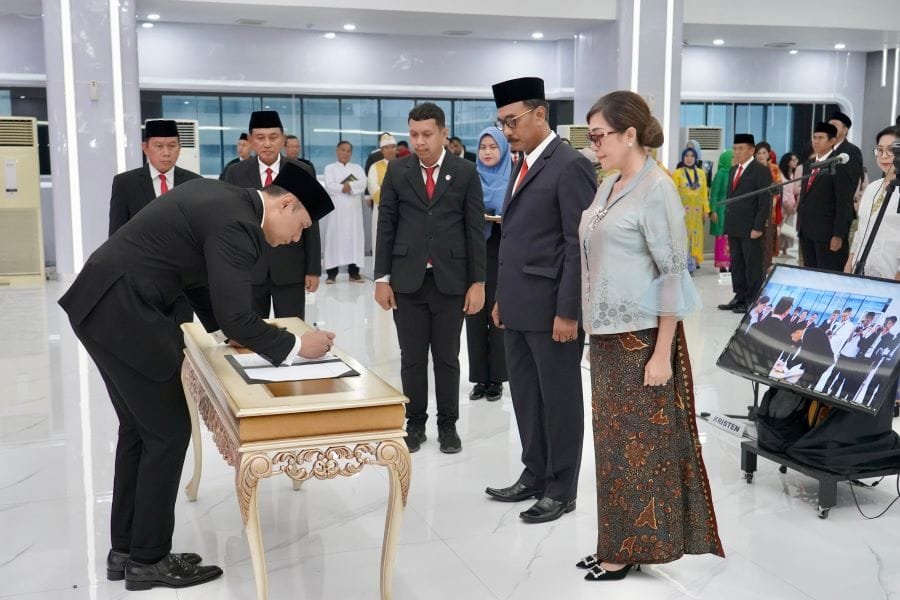 Lantik 67 Pejabat Struktural dan Fungsional, Menteri AHY Harapkan Jajaran Kementerian ATR/BPN Bangun Semangat Integritas