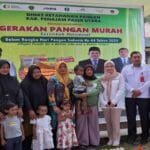 Gerakan Pangan Murah yang digelar Dinas Ketahanan Pangan Kabupaten PPU, di Halaman Kantor Kelurahan Penajam. (16/10/2024).