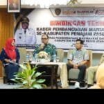 Pj Bupati PPU Muhammad Zainal Arifin, saat kegiatan bimigan teknis aplikasi-e-HDW di Balikpapan