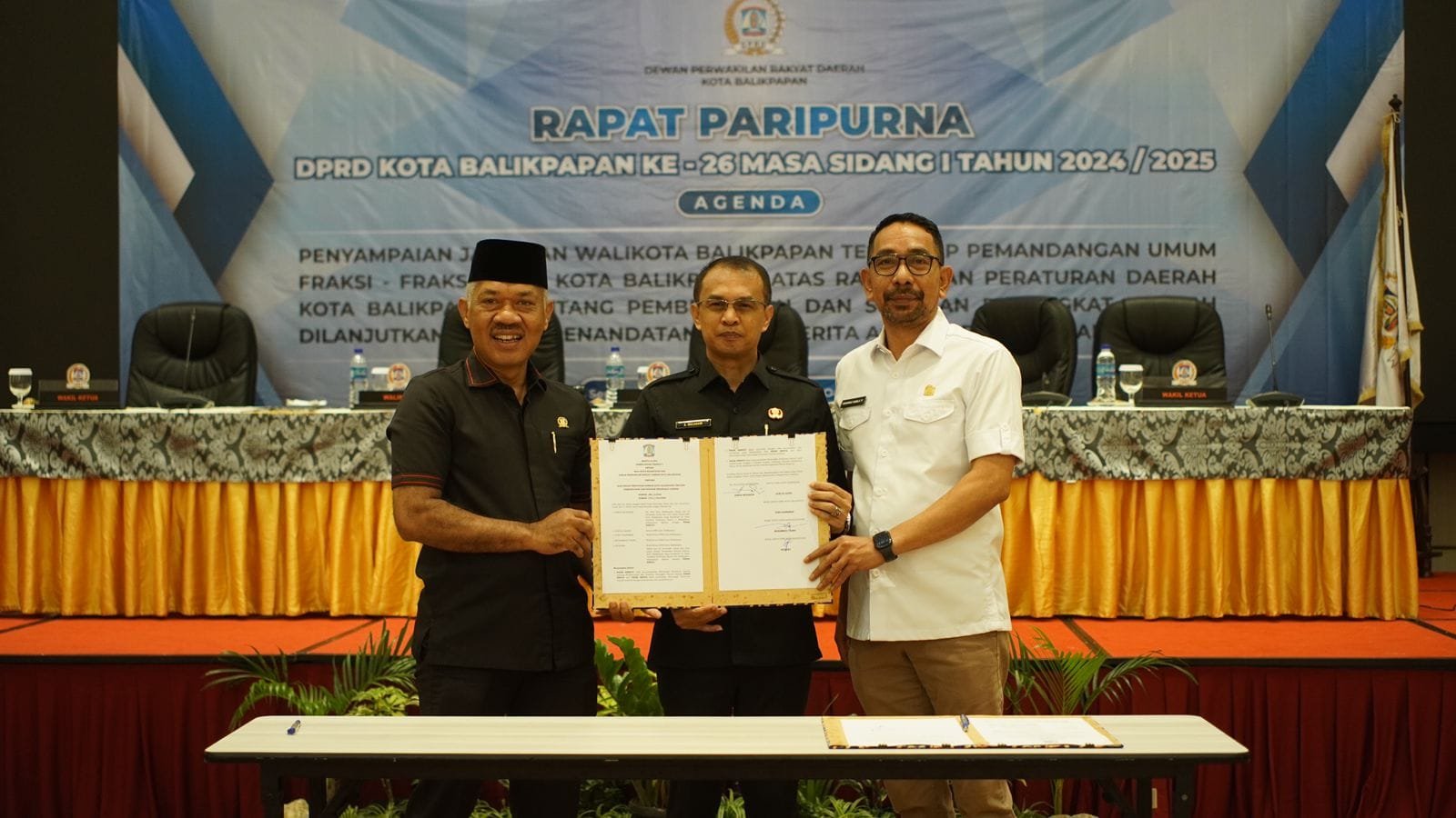 Rapat Paripurna DPRD Balikpapan, Fraksi DPRD Balikpapan Dukung Pembentukan Perda Perangkat Daerah