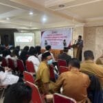 Pelantikan Pengawas Tempat Pemungutan Suara (PTPS) Se-Kecamatan Bontang Barat di Hotel Andika