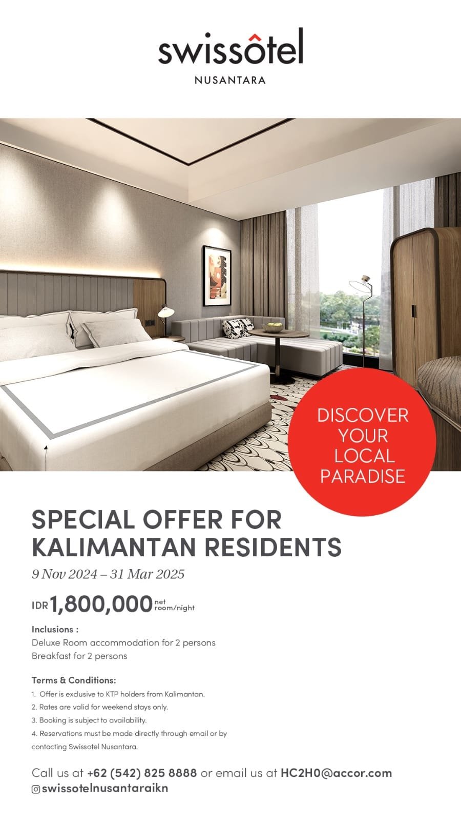 WhatsApp Image 2024 11 14 at 13.27.22 Akses Eksklusif dan Penawaran Khusus untuk Tamu Swissotel Nusantara PROKALTIM