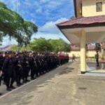 Tuntas Amankan Pilkada, Brimob Kaltim Kembali ke Kesatuan Usai Bertugas di Kutai Timur