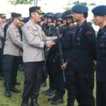 Kapolres Berau Ucapkan Terima Kasih kepada Personel dan BKO Brimob atas Pengamanan Pilkada