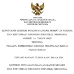 RESMI! Kemenpan RB Terbitkan Keputusan Soal PPPK Paruh Waktu