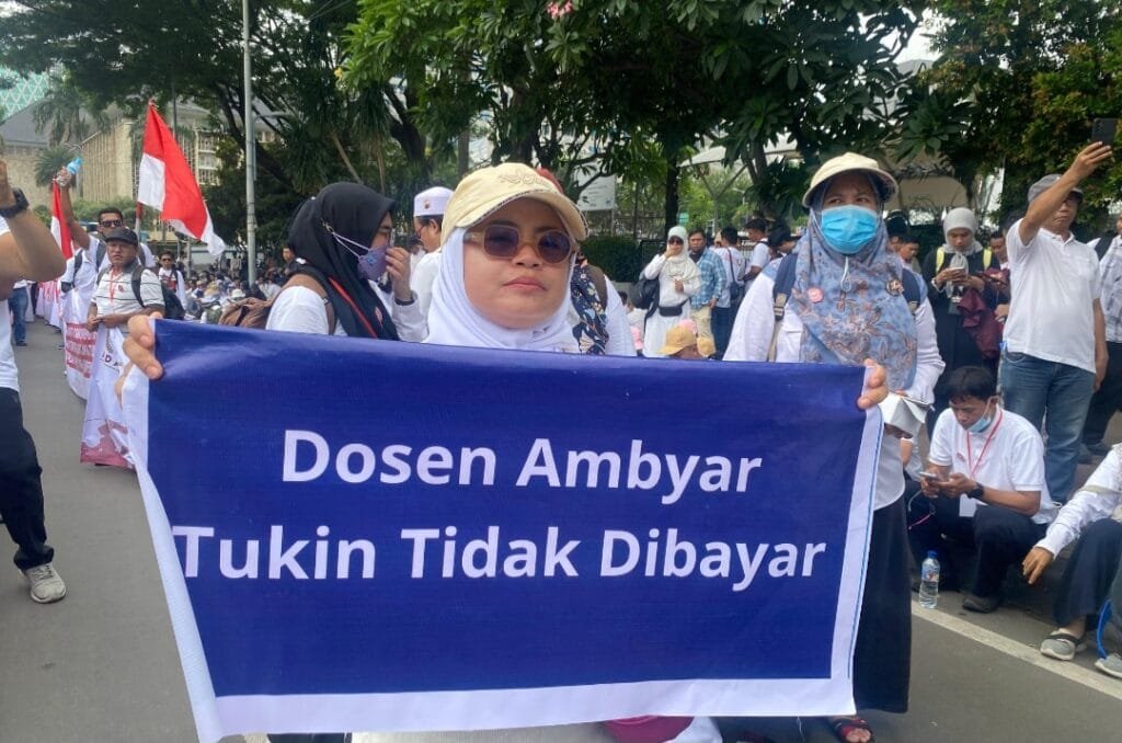 Demo Tukin Pembina ADAKSI: Pemerintah Abai Terhadap Hak Tukin Dosen PROKALTIM