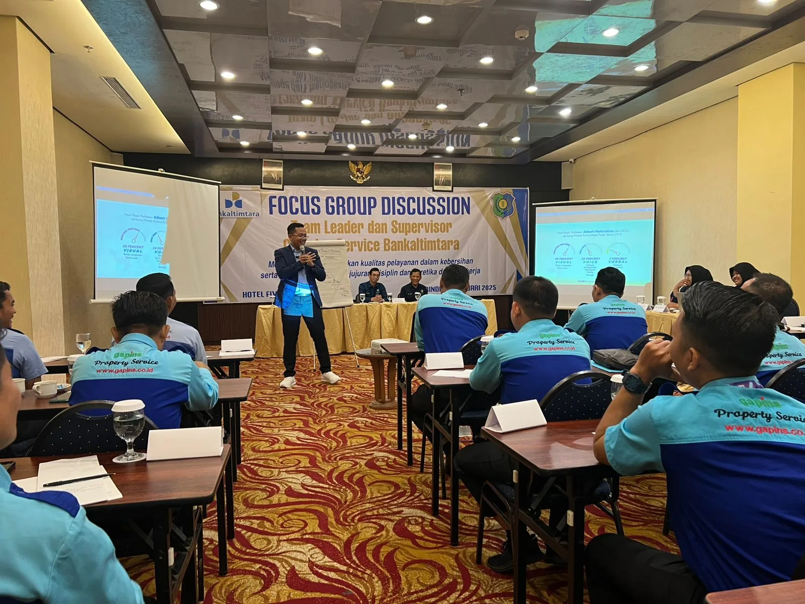 GAPINS Cleaning Service Gelar Pelatihan Layanan Prima, Tekankan Komunikasi dan Sikap Positif PROKALTIM 1 GAPINS GAPINS Cleaning Service Gelar Pelatihan Layanan Prima, Tekankan Komunikasi dan Sikap Positif PROKALTIM