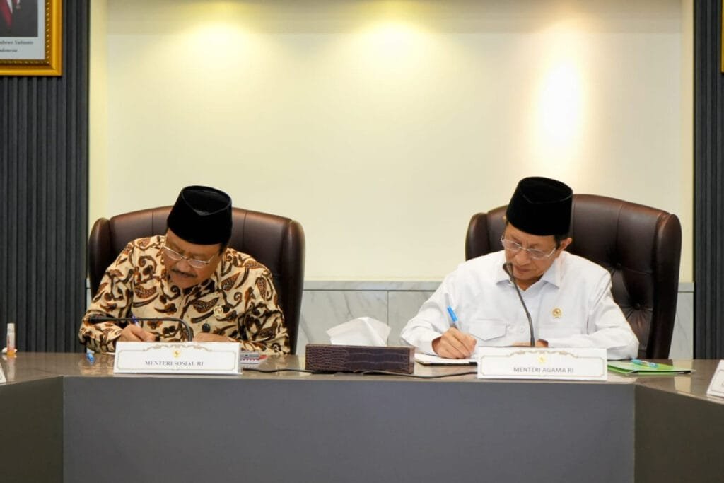 IMG 3267 Mensos dan Menag Tanda Tangani MoU Sukseskan Sekolah Rakyat PROKALTIM