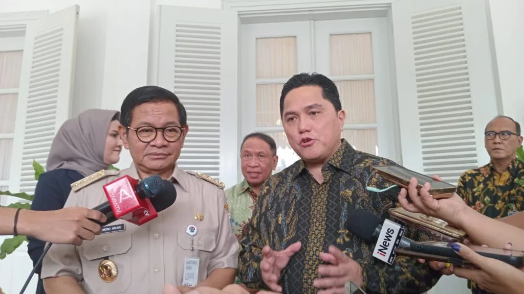 Pramono Erickkk Erick Thohir Dorong Integrasi Transportasi Publik untuk Akses ke JIS PROKALTIM