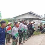 Kaur Operas Pimpin Apel Pagi Personil Satgas TMMD 123 Kodim 0905/BPP