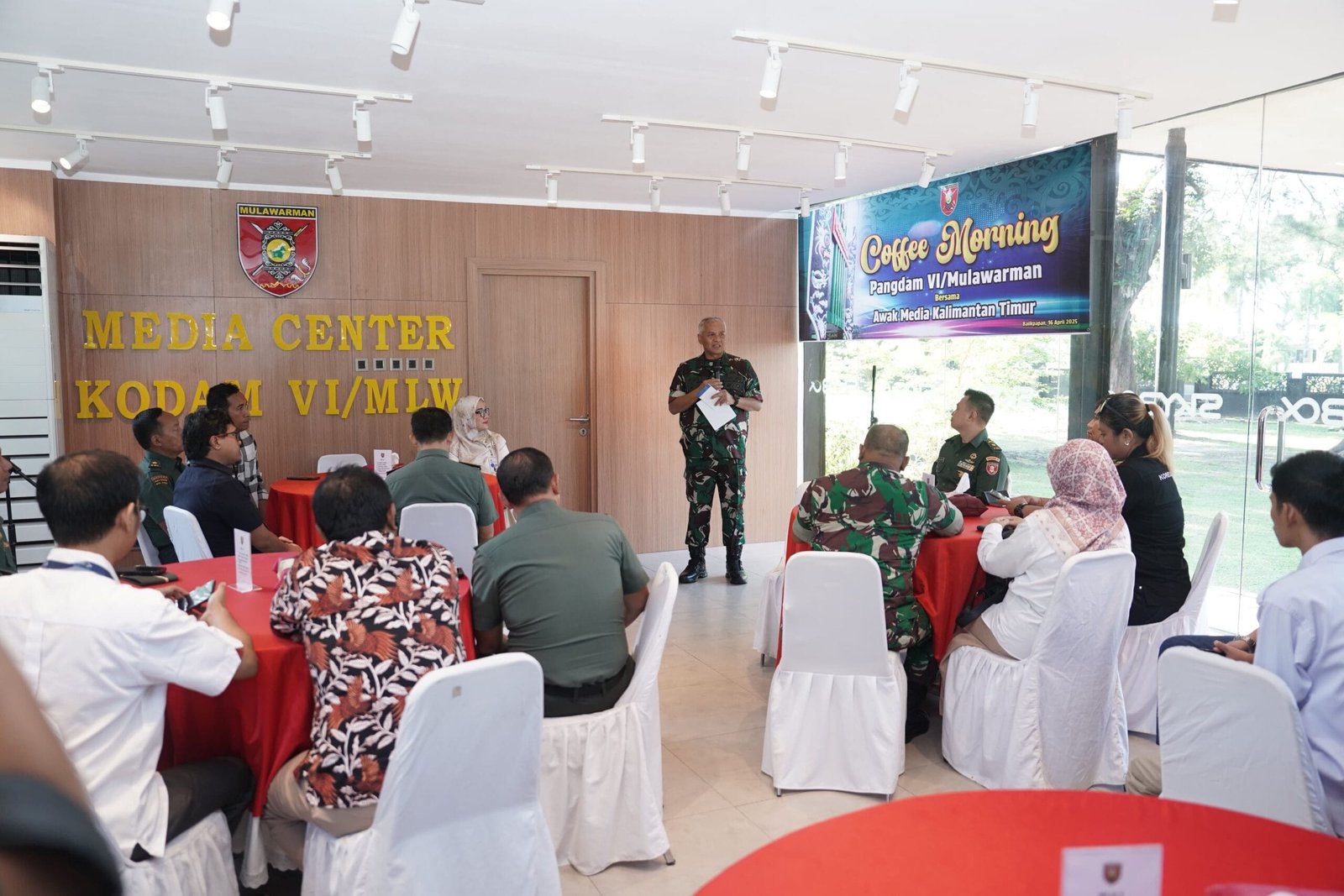 Pangdam VI/Mlw Gelar Coffee Morning dan Umumkan Rencana Pemekaran Wilayah Kodam
