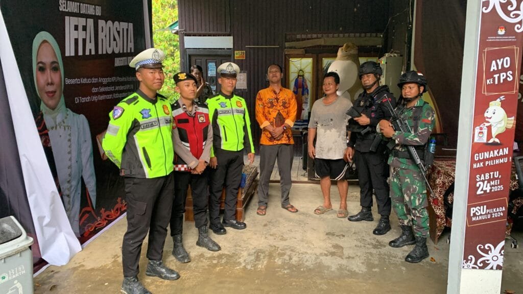 WhatsApp Image 2025 05 24 at 14.14.25 Pengamanan Ketat di Mahulu, Satbrimob Polda Kaltim Kawal Proses PSU Pilkada dengan Patroli Skala Besar PROKALTIM