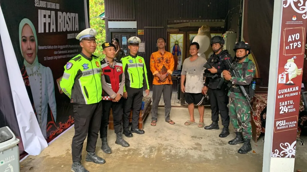 WhatsApp Image 2025 05 24 at 14.14.25 Pengamanan Ketat di Mahulu, Satbrimob Polda Kaltim Kawal Proses PSU Pilkada dengan Patroli Skala Besar PROKALTIM