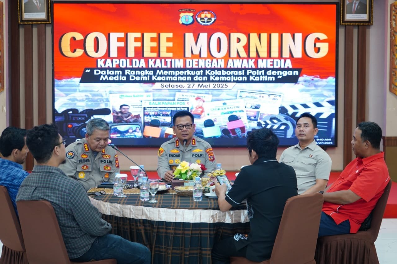WhatsApp Image 2025 05 27 at 16.02.25 1 Kapolda Kaltim Ajak Media Perkuat Sinergi Lewat Coffee Morning PROKALTIM