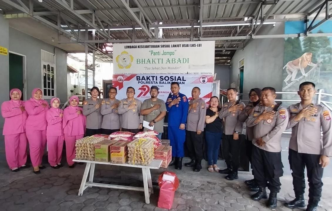WhatsApp Image 2025 06 23 at 22.59.49 Polresta Balikpapan Gelar Bakti Sosial di Dua Panti Asuhan Sambut HUT Bhayangkara ke-79 PROKALTIM