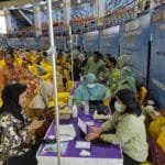 Satu Sehat Dikenalkan Lewat Pemeriksaan Gratis, Ribuan Warga Balikpapan Ikut Cek Kesehatan di HUT ke-45 Dekranas