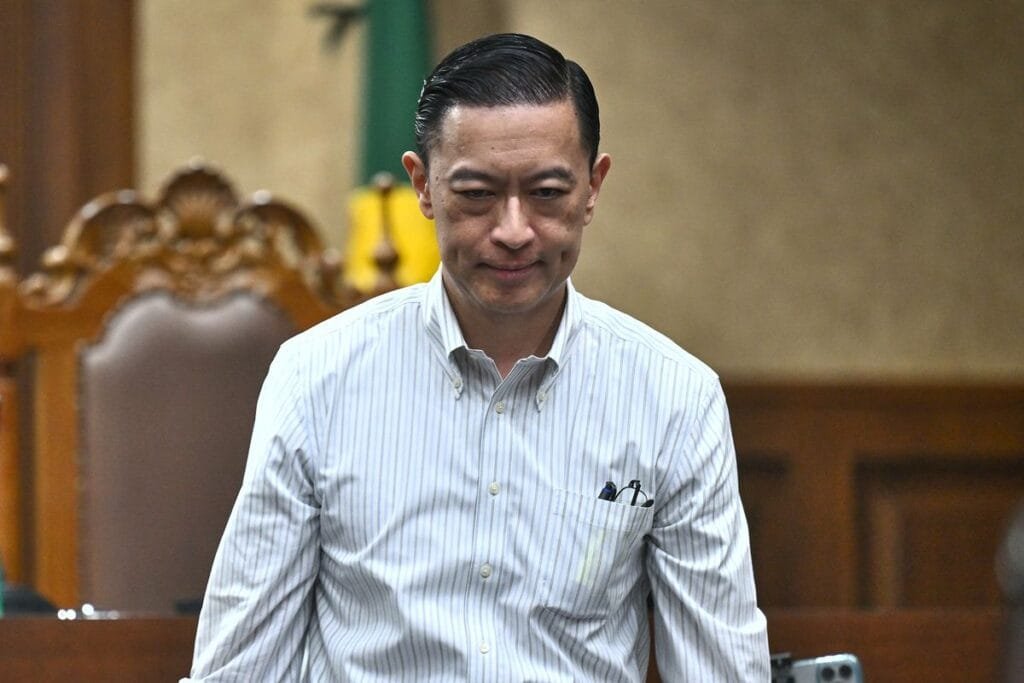 Tom Lembong dalam sidang korupsi impor gula sebelum pemberian abolisi oleh Presiden.
