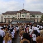 Hari Pertama Masuk Kerja Pasca Lebaran, Pemkab PPU Gelar Apel Gabungan