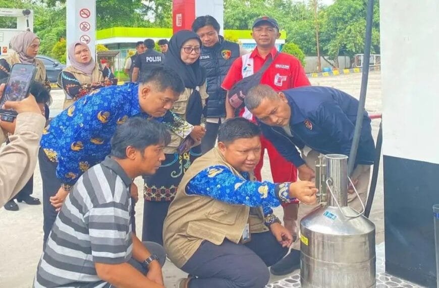 Dinas KUKM Perindag Lakukan Tera BBM di SPBU, Cegah Potensi Penyalahgunaan